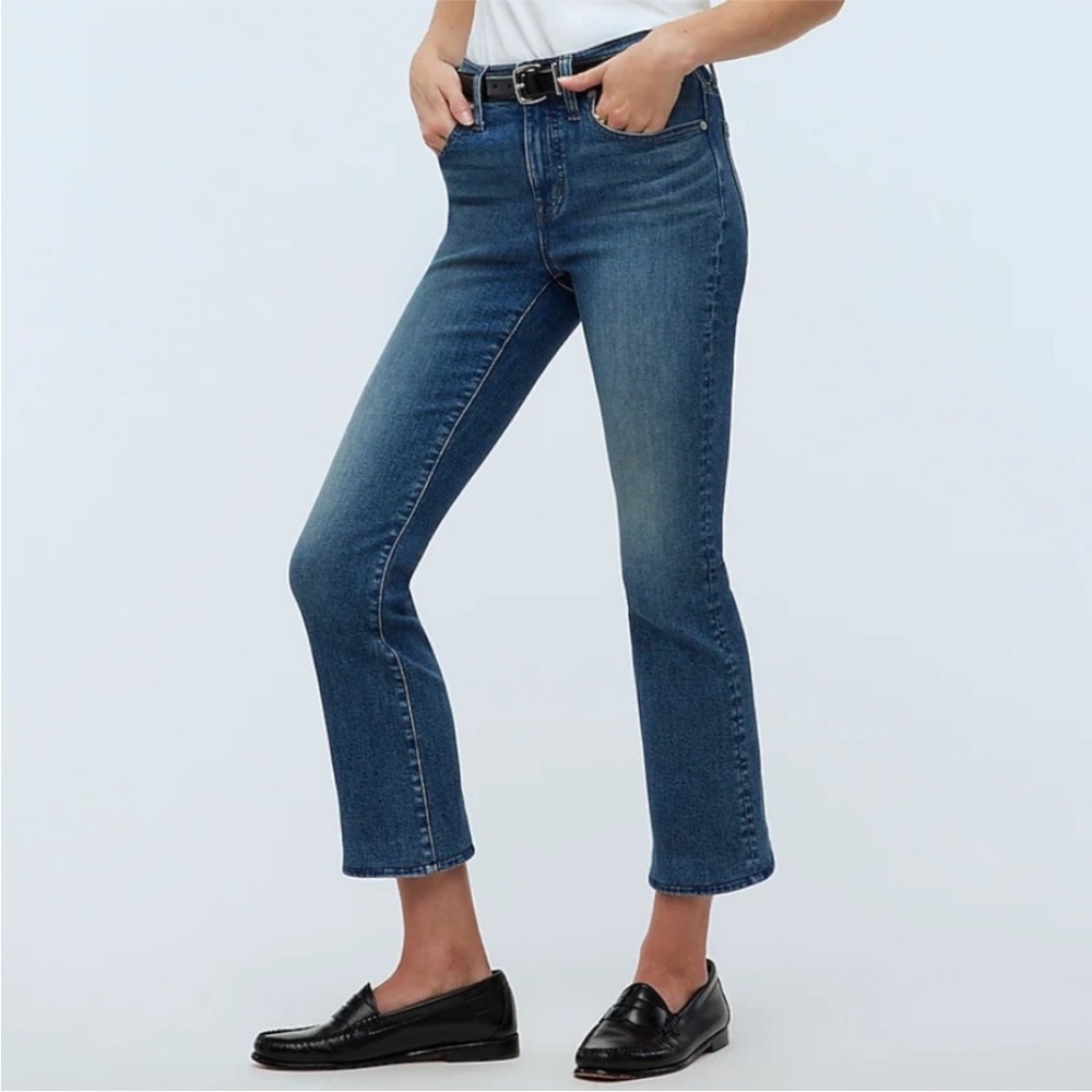 Madewell Mid Rise Kick Out Jeans Sz 27 Petite